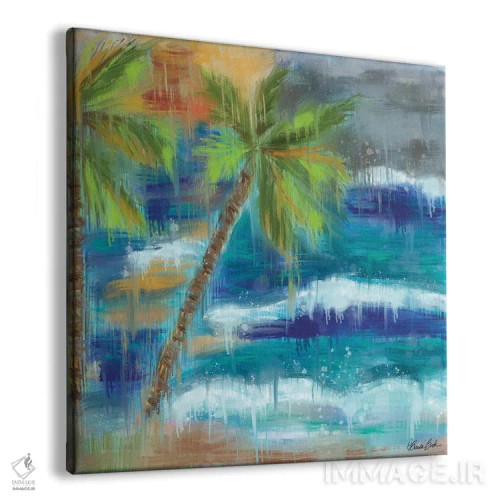 تابلو باران در کانکون (مکزیک) اثر برندا بوش - نمای پرسپکتیو محصول