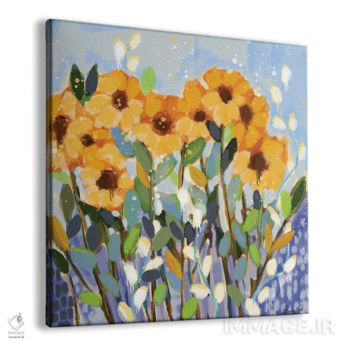 تابلو آفتابگردانهای ساحلی اثر برندا بوش - نمای پرسپکتیو محصول