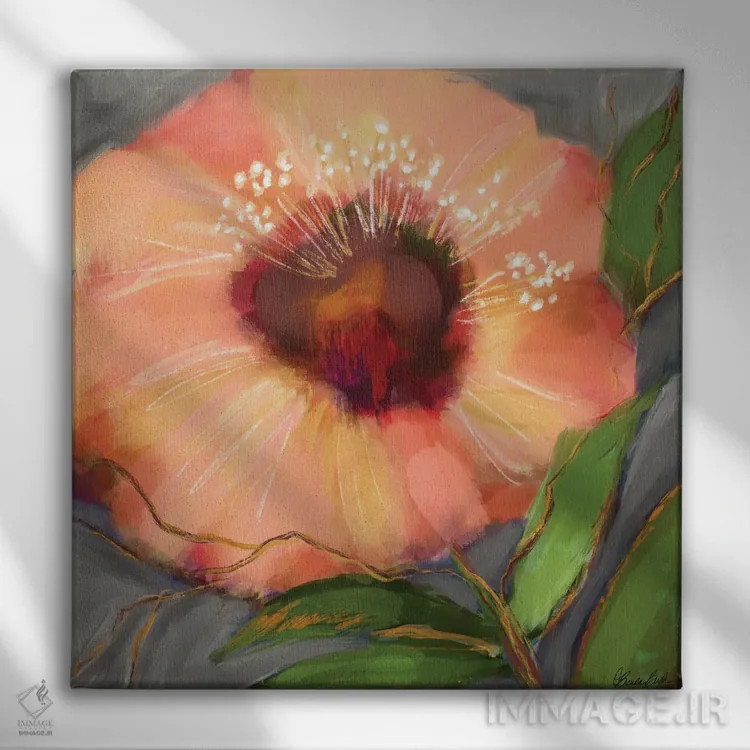 تابلو بزرگ و جسور اثر برندا بوش - نمای روبهرو روی دیوار