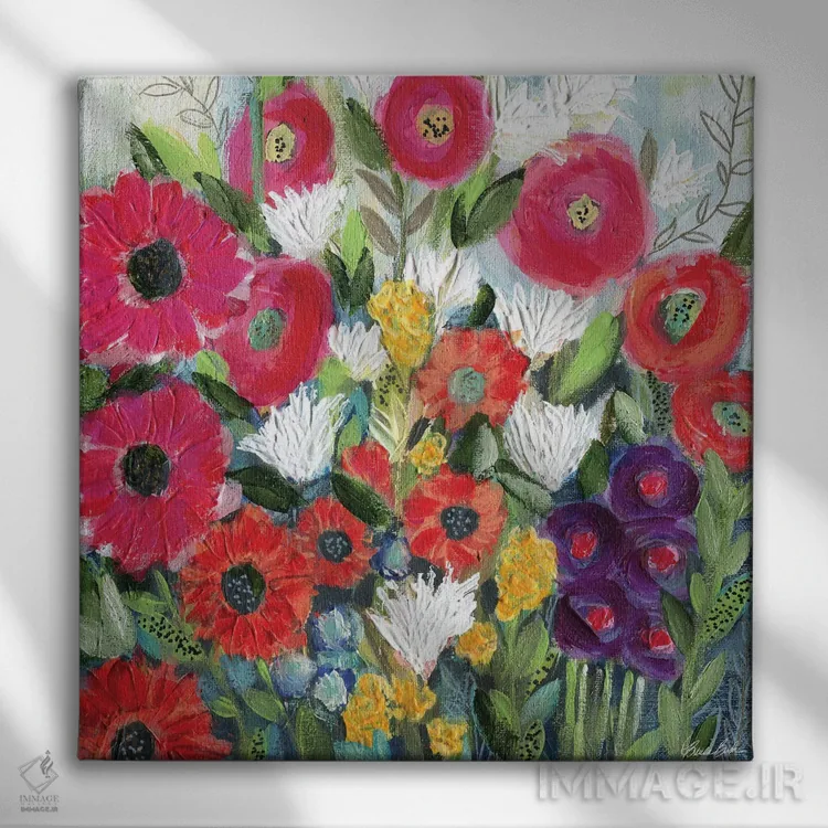 تابلو احساس تازگی اثر برندا بوش - نمای روبهرو روی دیوار