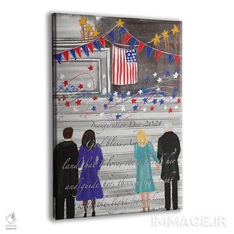 تابلو روز افتتاحیه اثر برندا بوش - نمای پرسپکتیو محصول