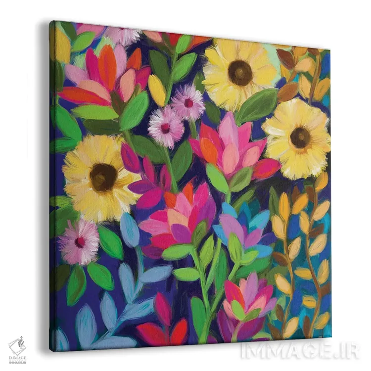 تابلو عشق نیلوفر آبی اثر برندا بوش - نمای پرسپکتیو محصول