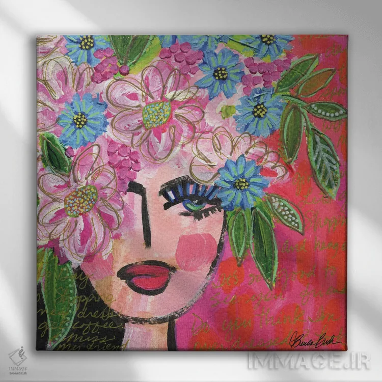 تابلو تو شایستهٔ جهانی اثر برندا بوش - نمای روبهرو روی دیوار