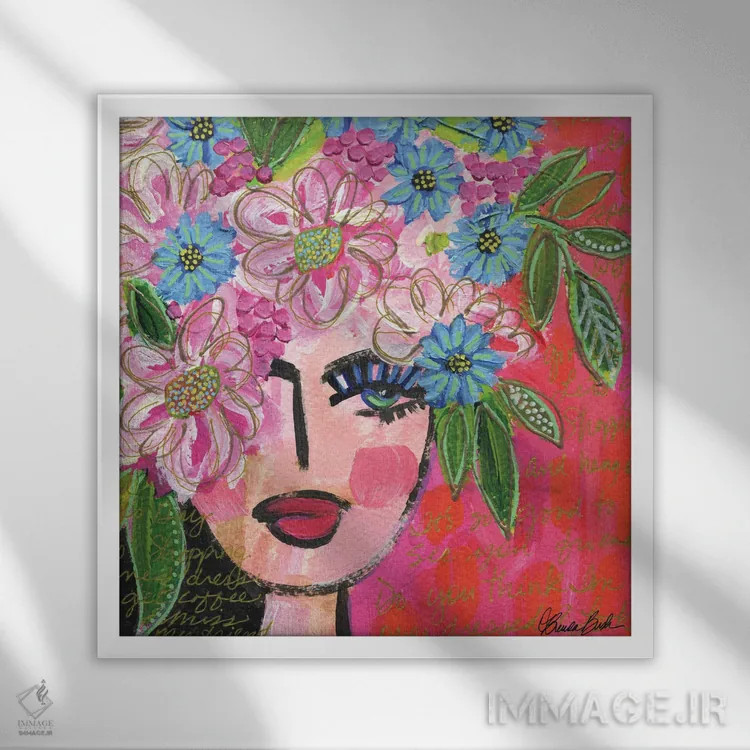 تابلو تو شایستهٔ جهانی اثر برندا بوش - نمای قابدار سفید