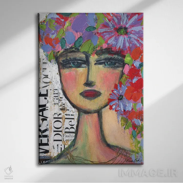 تابلو باشکوه اثر برندا بوش - نمای روبهرو روی دیوار