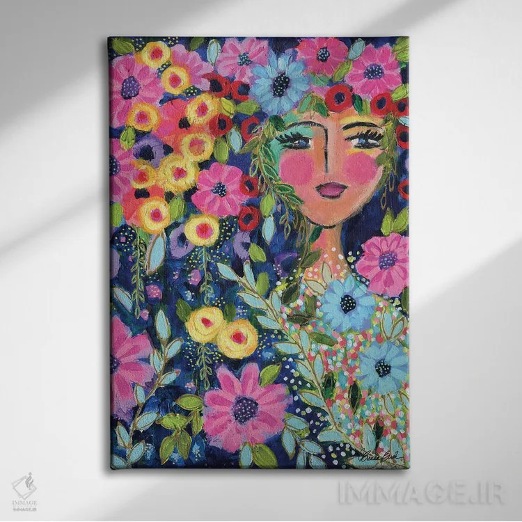 تابلو عصر جادویی اثر برندا بوش - نمای روبهرو روی دیوار