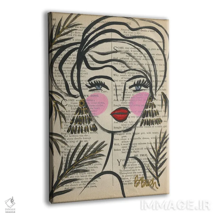 تابلو رویای سیندرلا اثر برندا بوش - نمای پرسپکتیو محصول