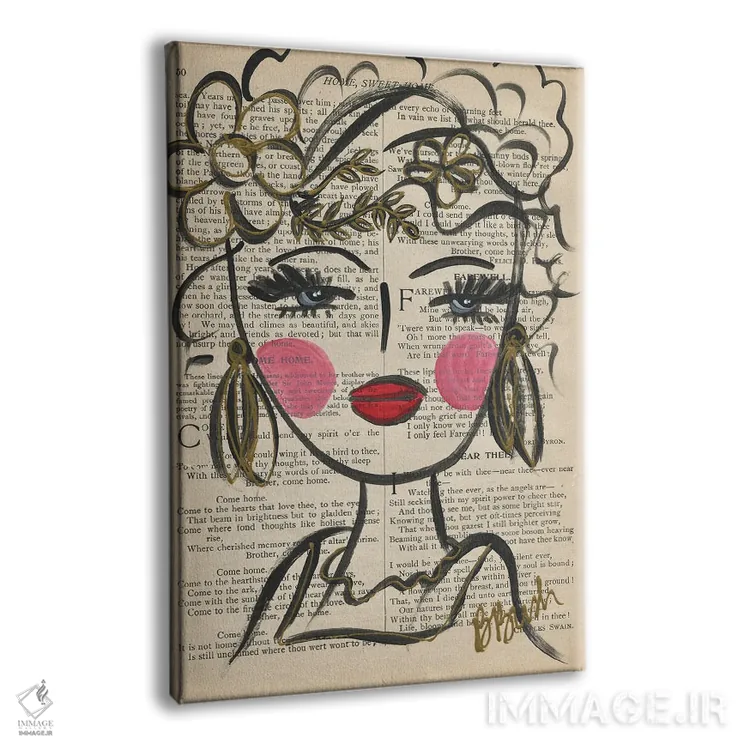 تابلو خاطرات گرامی اثر برندا بوش - نمای پرسپکتیو محصول