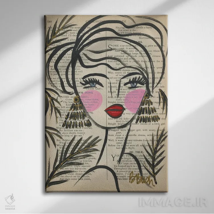 تابلو رویای سیندرلا اثر برندا بوش - نمای روبهرو روی دیوار