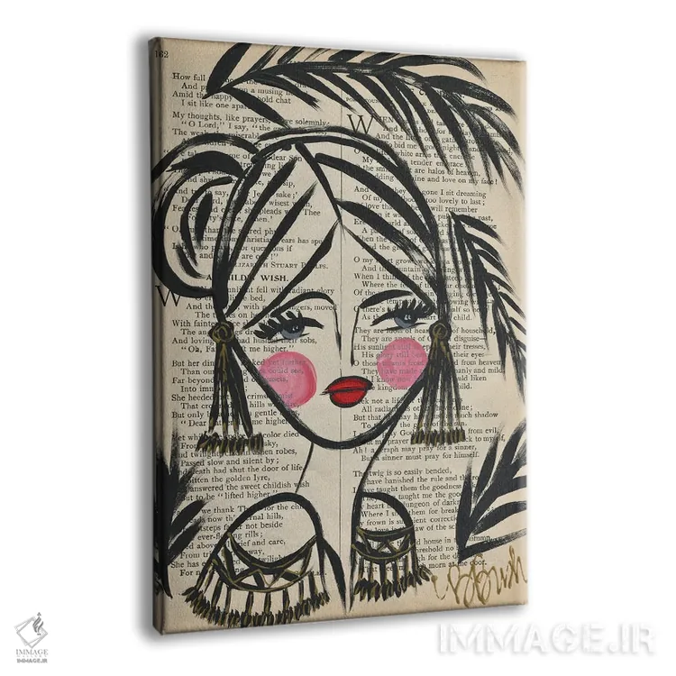 تابلو درخشش فروزان اثر برندا بوش - نمای پرسپکتیو محصول