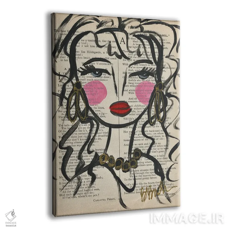 تابلو عشق جاودانه اثر برندا بوش - نمای پرسپکتیو محصول