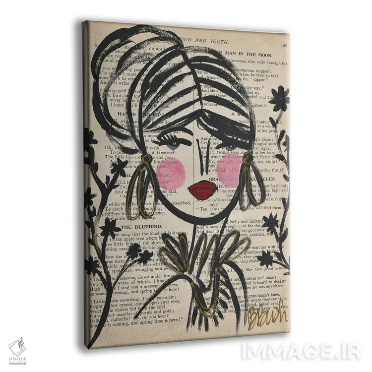 تابلو آغوش بهار اثر برندا بوش - نمای پرسپکتیو محصول