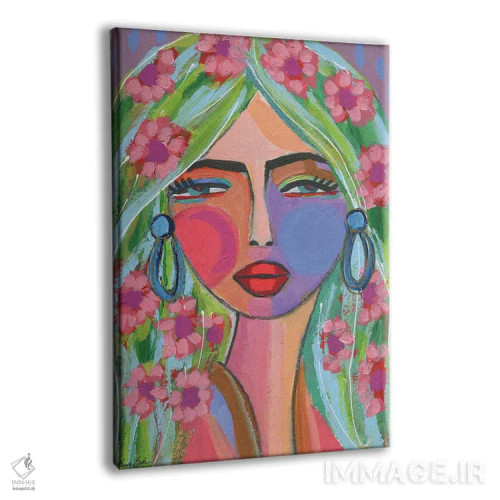 تابلو برای همیشه پری دریایی اثر برندا بوش - نمای پرسپکتیو محصول