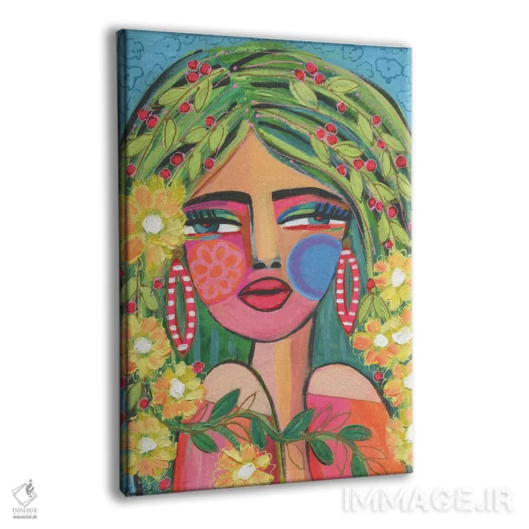 تابلو کودک گلگونهٔ بانوی گادایوا (شخصیت تاریخی) اثر برندا بوش - نمای پرسپکتیو محصول