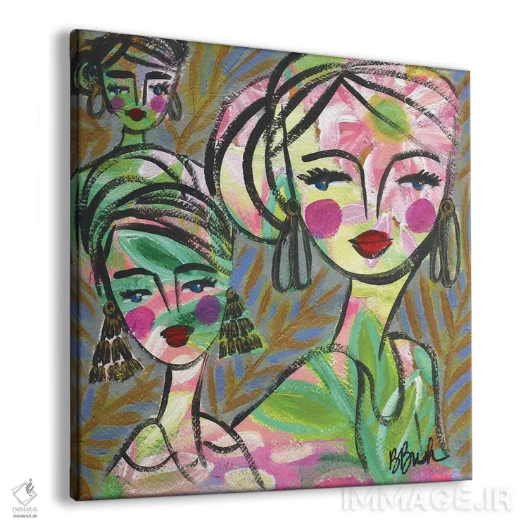 تابلو تو زیبایی اثر برندا بوش - نمای پرسپکتیو محصول