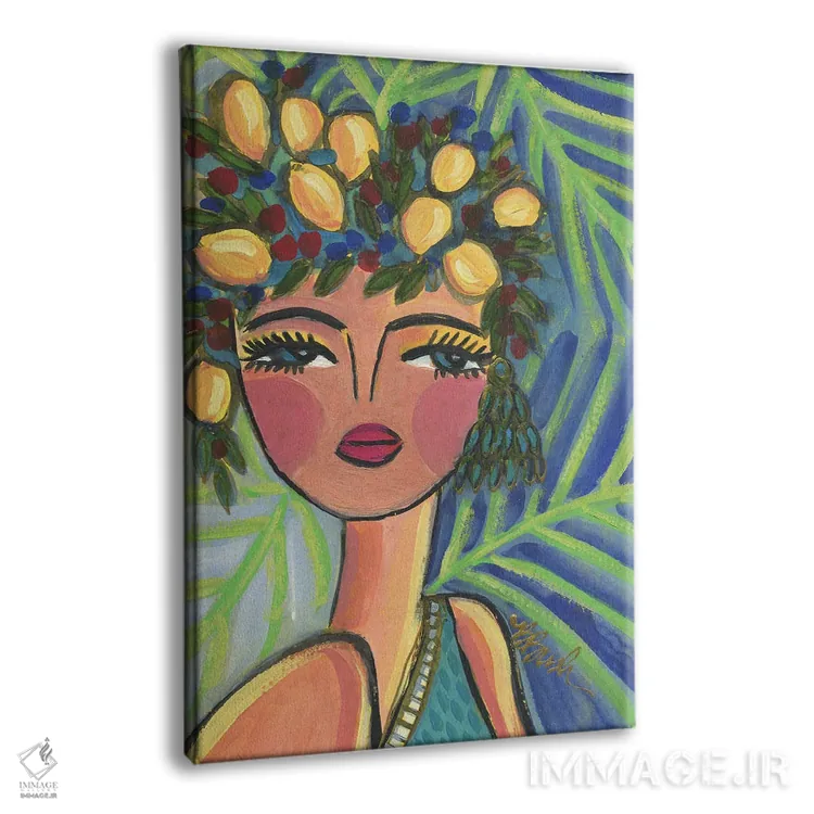 تابلو ملکهٔ لیمونچلو (نوعی نوشیدنی ایتالیایی) اثر برندا بوش - نمای پرسپکتیو محصول