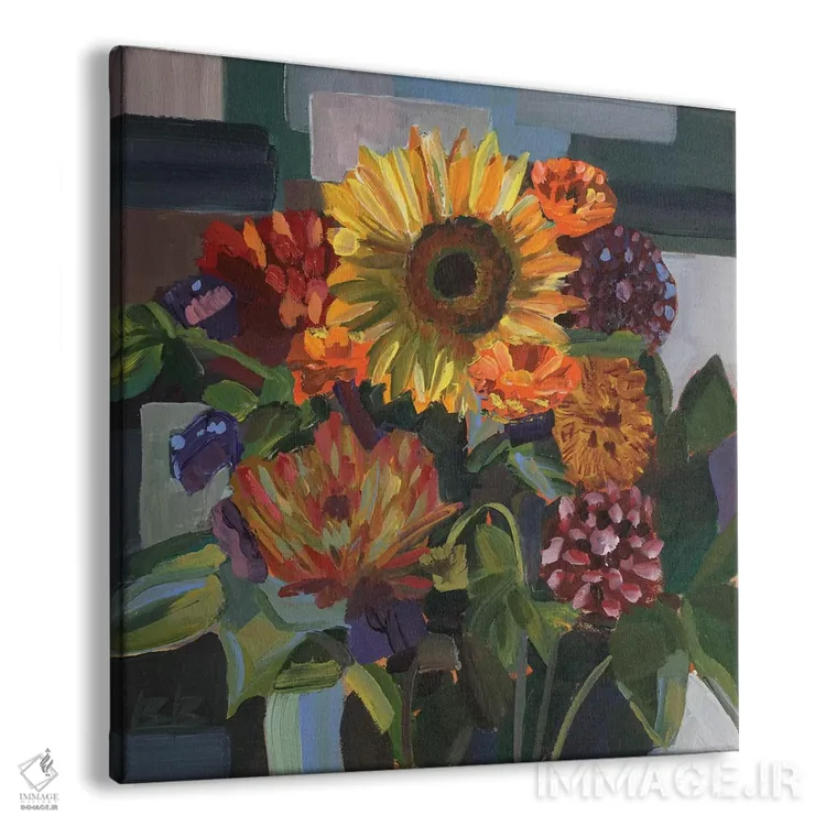 تابلو دستهگل تولد اثر بروک بورچرباورگ - نمای پرسپکتیو محصول