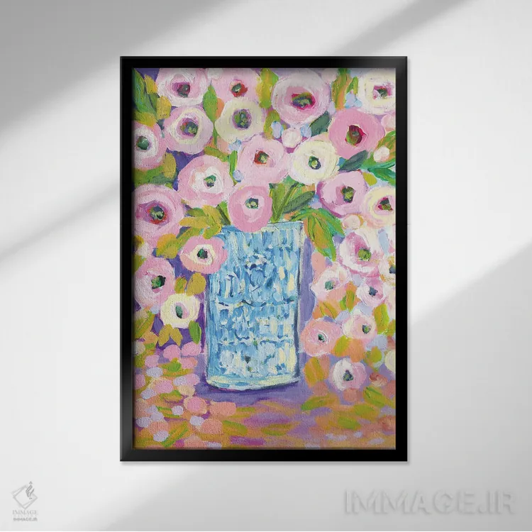 تابلو برکتی فراتر از اندازه اثر برندا بوش - نمای قابدار مشکی