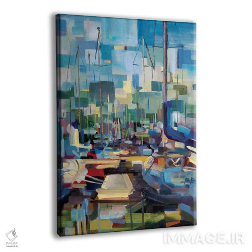 تابلو قایقهای صبحگاهی اثر بروک بورچرباورگ - نمای پرسپکتیو محصول