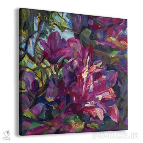 تابلو مگنولیای صورتی اثر بروک بورچرباورگ - نمای پرسپکتیو محصول
