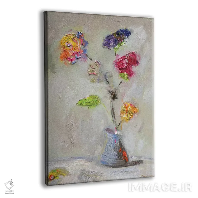 تابلو طرح گل نئوپلیتن اثر بردفورد برنر - نمای پرسپکتیو محصول