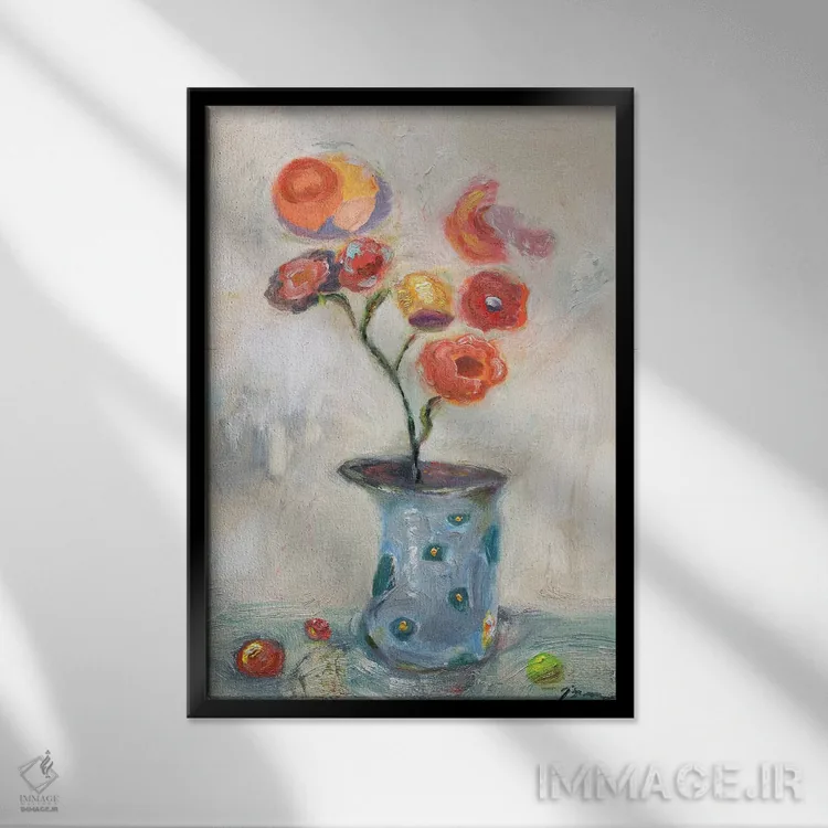 تابلو میوهٔ زندگی اثر بردفورد برنر - نمای قابدار مشکی