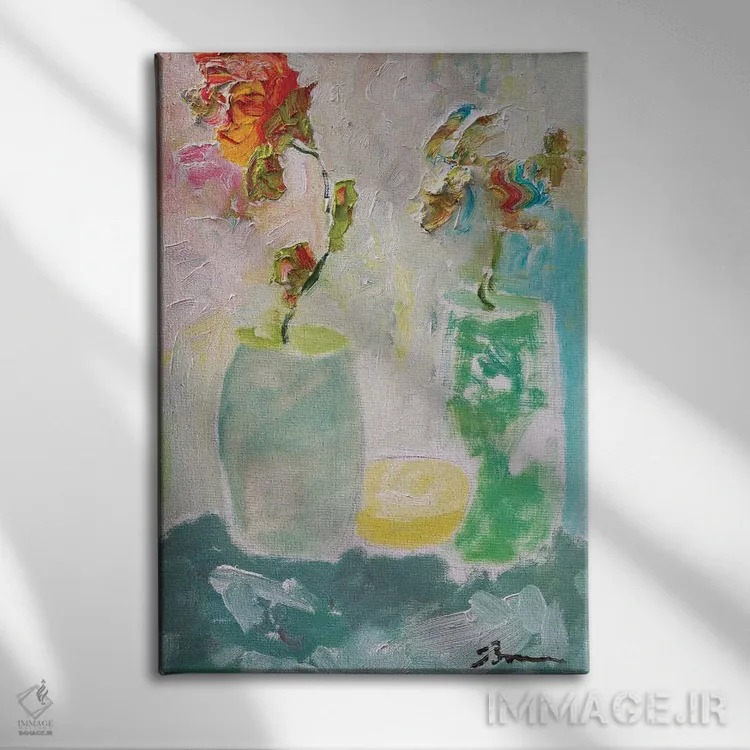 تابلو طلوع تاهیتی اثر بردفورد برنر - نمای روبهرو روی دیوار