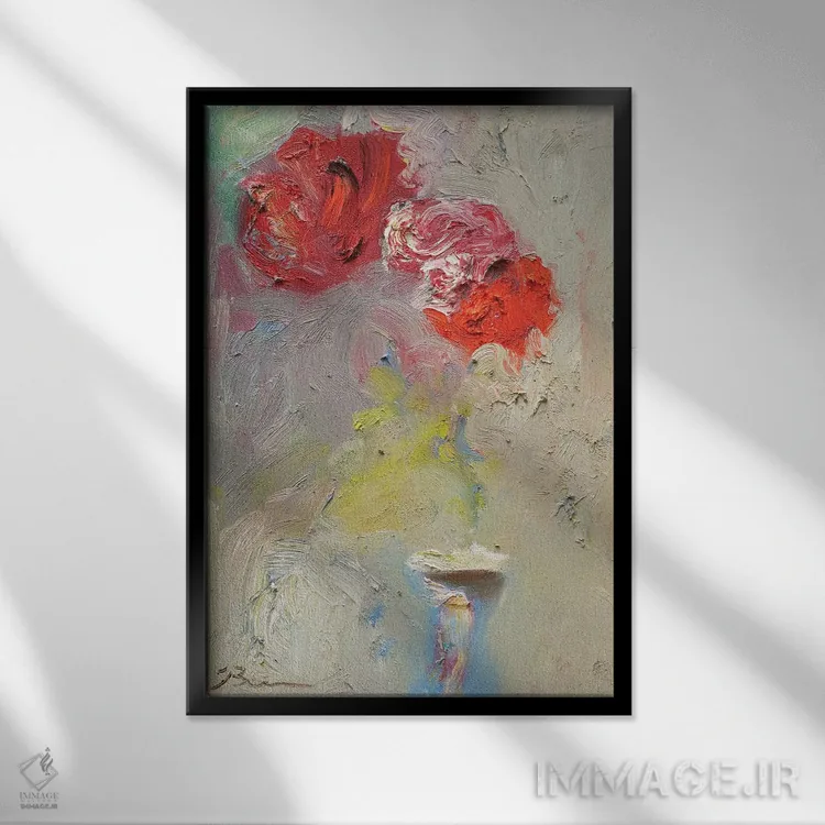 تابلو تافی آبنمک اثر بردفورد برنر - نمای قابدار مشکی