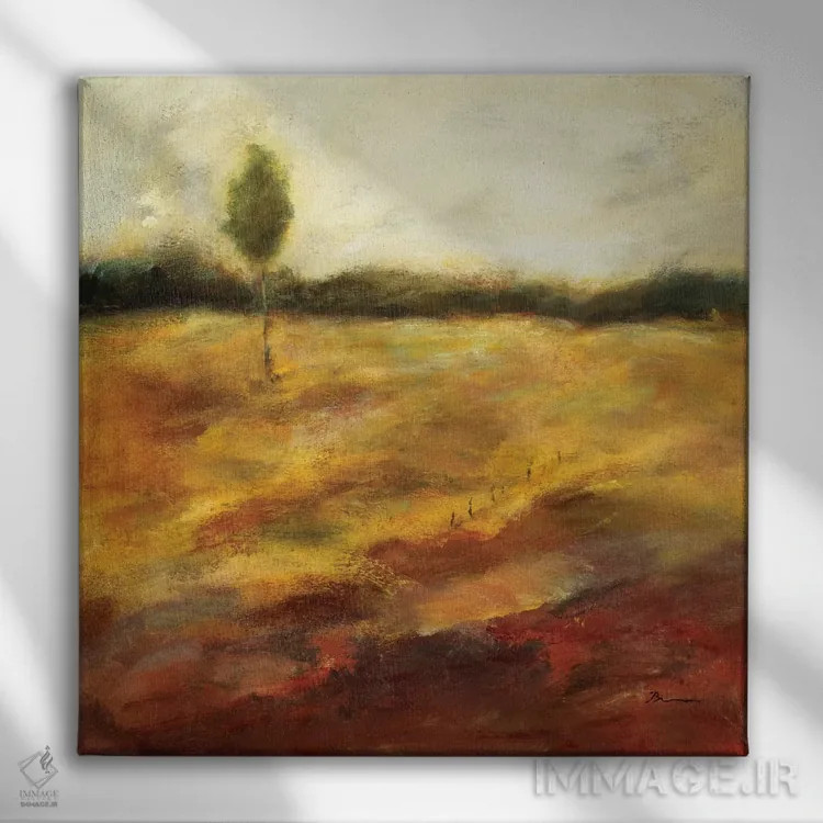 تابلو بالاخره تنها II اثر بردفورد برنر - نمای روبهرو روی دیوار