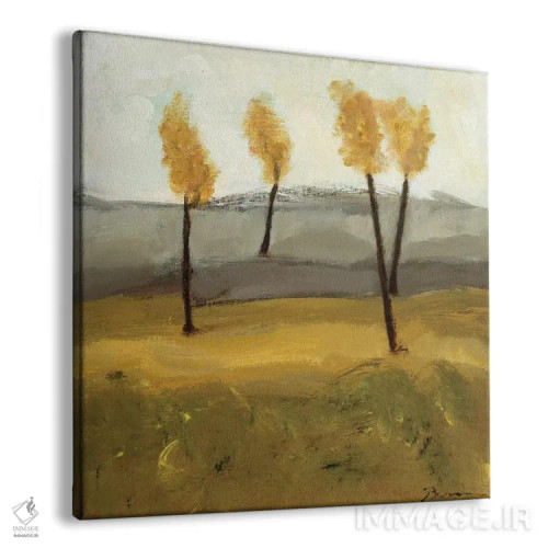 تابلو درخت پاییزی IV اثر بردفورد برنر - نمای پرسپکتیو محصول