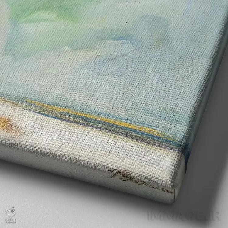 تابلو شاخههای سونومای I اثر بردفورد برنر - نمای نزدیک بافت بوم