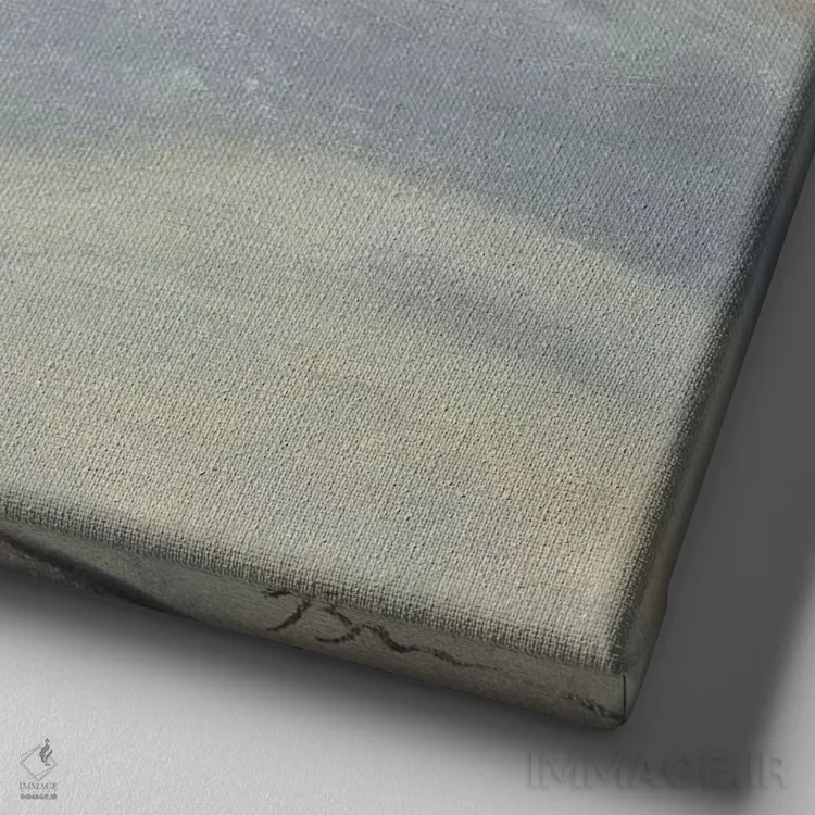 تابلو رقص زمستانی II اثر بردفورد برنر - نمای نزدیک بافت بوم