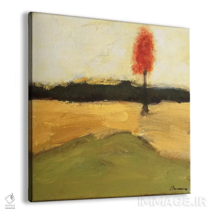 تابلو من تنها ایستادهام II اثر بردفورد برنر - نمای پرسپکتیو محصول