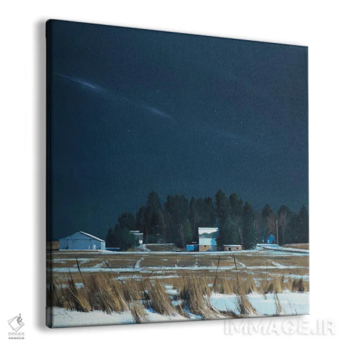 تابلو مزرعهٔ هوگو ساعت ۱ بامداد اثر بن بائر - نمای پرسپکتیو محصول