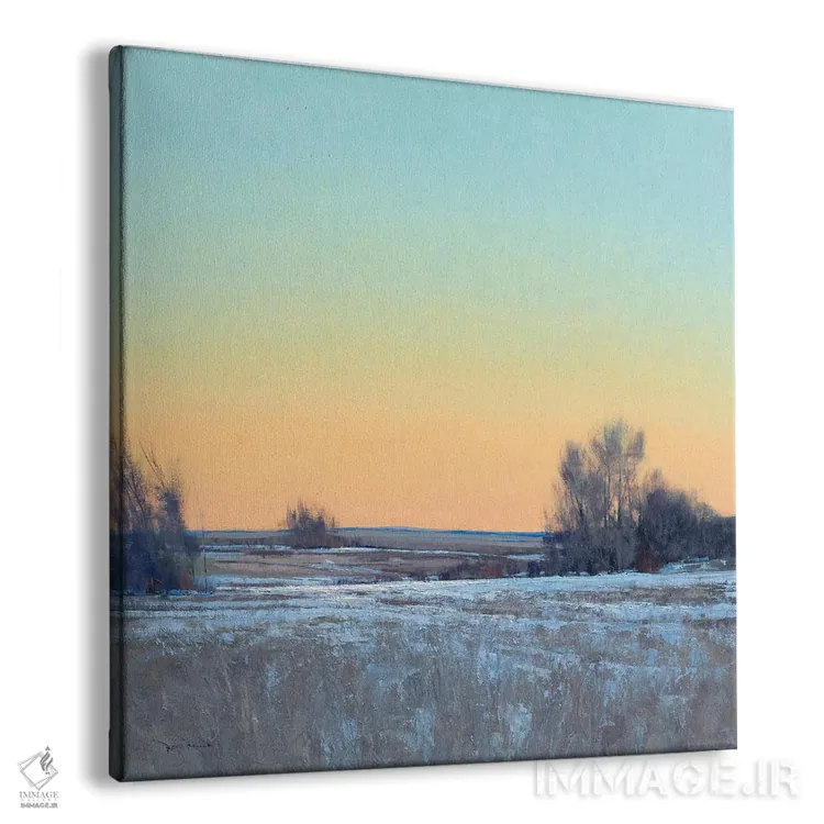 تابلو اواخر بعدازظهر مارس در لوری، مینهسوتا اثر بن بائر - نمای پرسپکتیو محصول
