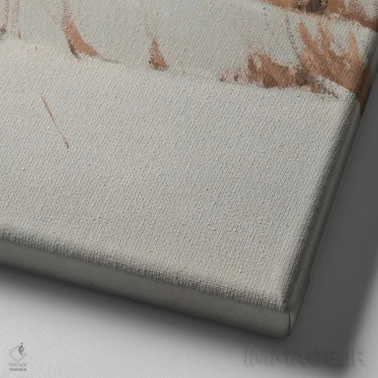 تابلو یادگار شهرستان دان اثر بن بائر - نمای نزدیک بافت بوم