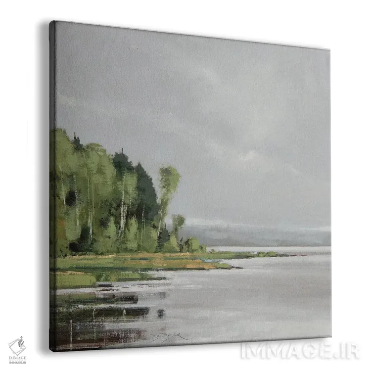 تابلو خلیج راولی، بندر بیلیز، ویسکانسین اثر بن بائر - نمای پرسپکتیو محصول