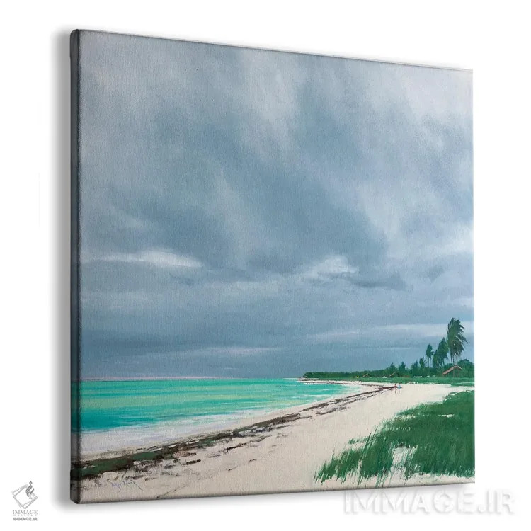 تابلو ساحل سنداسپور، فلوریدا اثر بن بائر - نمای پرسپکتیو محصول