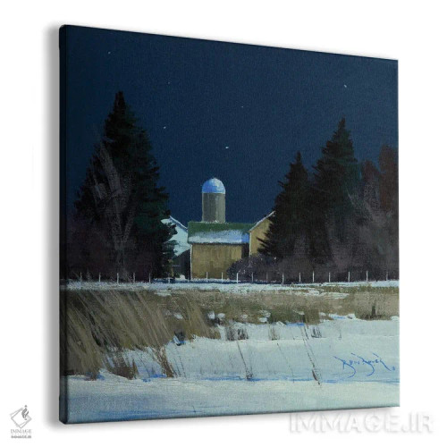 تابلو شبانهٔ بخش رودخانه راش اثر بن بائر - نمای پرسپکتیو محصول