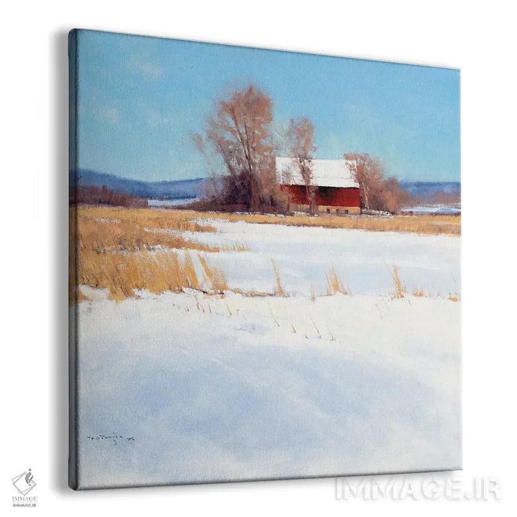 تابلو انبار درهٔ سنت کروآ اثر بن بائر - نمای پرسپکتیو محصول