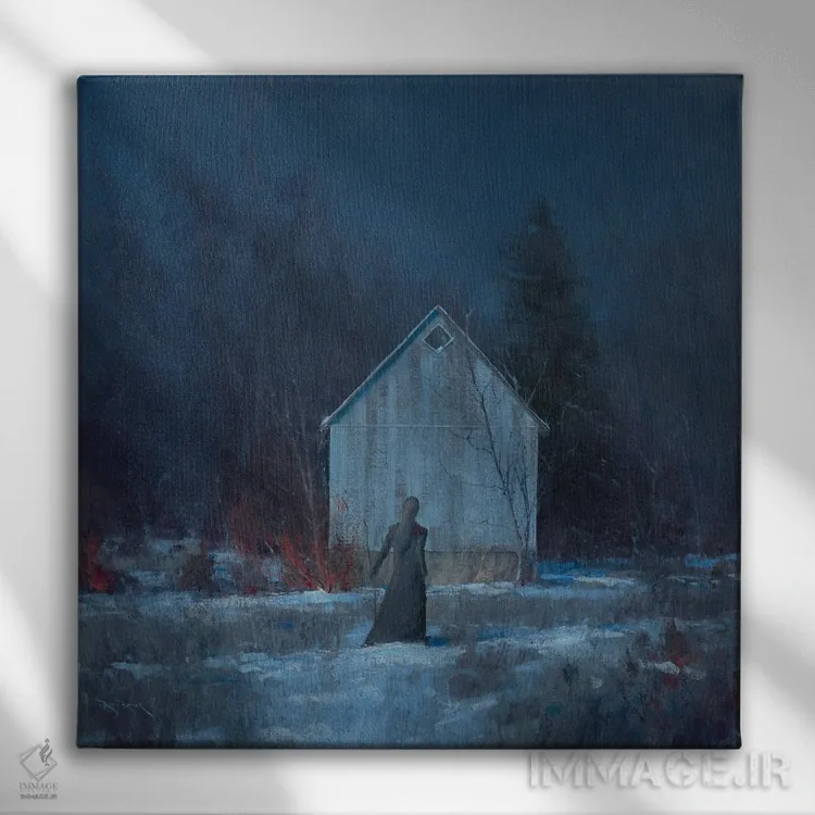 تابلو سومنگانگار (نام خاص/ابهام) اثر بن بائر - نمای روبهرو روی دیوار