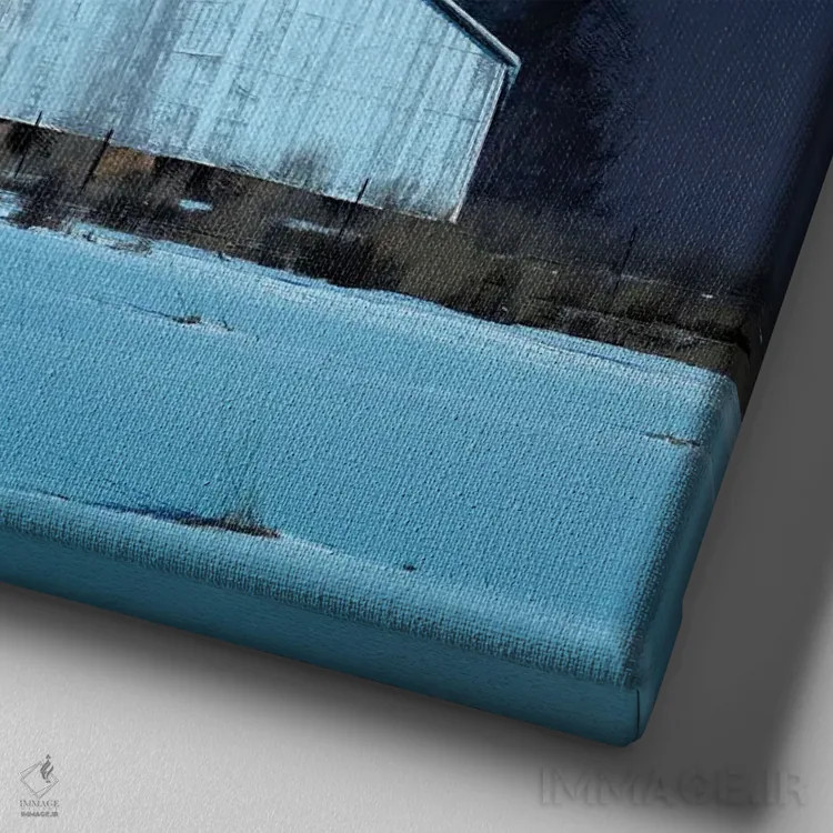 تابلو ستارهٔ نوردیک شهرستان بوفالو اثر بن بائر - نمای نزدیک بافت بوم