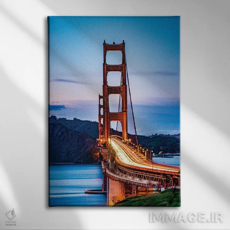 تابلو پلی میان شفق اثر برایان بیلکه - نمای روبهرو روی دیوار