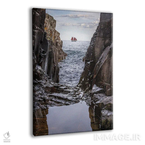 تابلو ماجراجویی فراتر از صخرهها اثر برایان بیلکه - نمای پرسپکتیو محصول