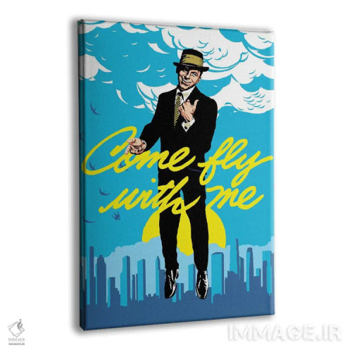 تابلو پرواز اثر بوچر بیلی (هنرمند برزیلی پوپآرت) - نمای پرسپکتیو محصول