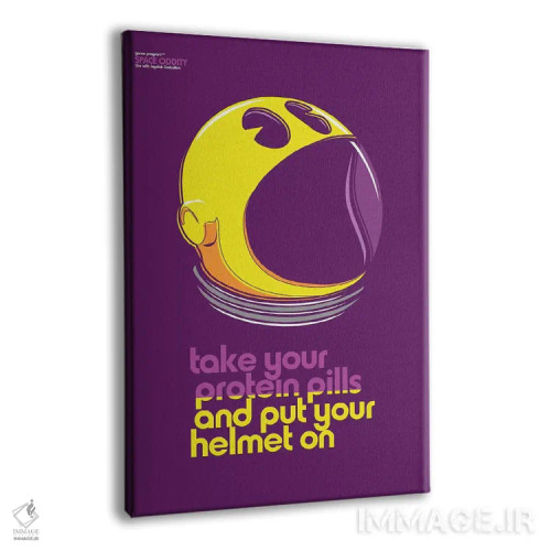 تابلو قرصهای پروتئینی اثر بوچر بیلی (هنرمند برزیلی پوپآرت) - نمای پرسپکتیو محصول