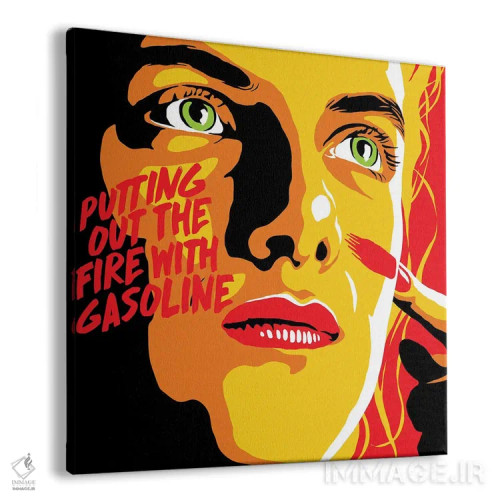 تابلو خاموش کردن آتش اثر بوچر بیلی (هنرمند برزیلی پوپآرت) - نمای پرسپکتیو محصول