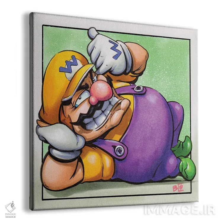 تابلو واریو (شخصیت بازی) اثر برندن کالن-بنسن - نمای پرسپکتیو محصول