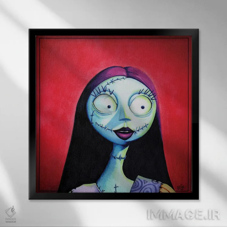 تابلو سالی اثر برندن کالن-بنسن - نمای قابدار مشکی