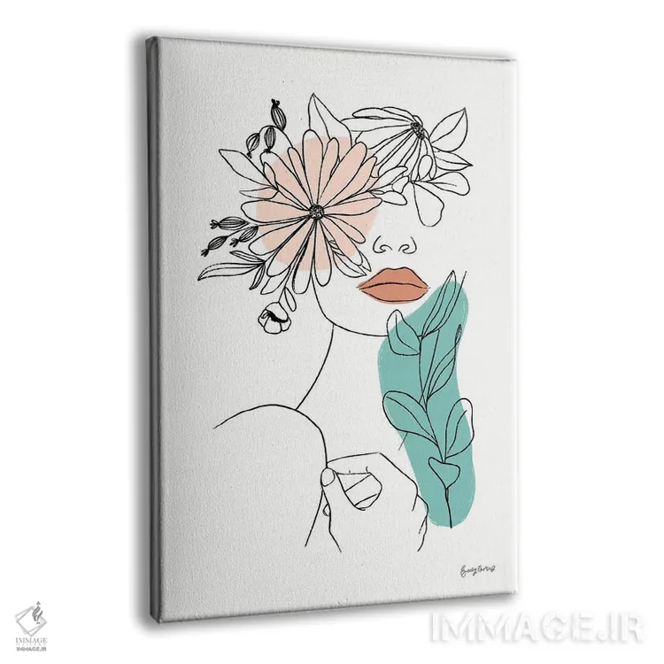 تابلو ریشهدار I اثر بکی تورنز - نمای پرسپکتیو محصول